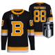 Men's Boston Bruins David Pastrnak Black 2022 Stanley Cup Playoffs Jersey