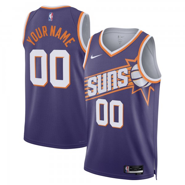 Unisex Phoenix Suns  Nike Purple Swingman Custom Jersey - Icon Edition