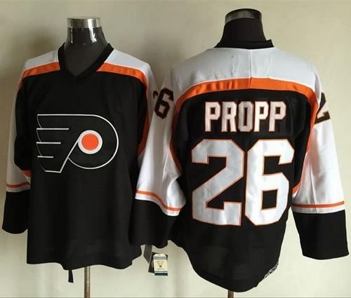 Philadelphia Flyers #26 Brian Propp Black CCM Throwback Stitched NHL Jersey