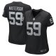 Women's Las Vegas Raiders Luke Masterson Nike Black Game Player Jersey