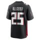 Men's Atlanta Falcons Tyler Allgeier Nike Black Player Game Jersey