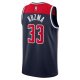 Unisex Washington Wizards Kyle Kuzma Jordan Brand Navy Swingman Jersey - Statement Edition