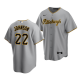 Men's Pittsburgh Pirates #22 Termarr Johnson 2022 MLB Draft Jersey Gray Road