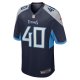 Men's Tennessee Titans Anthony Kendall Nike  Navy Team Game Jersey