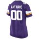 Women's Nike Purple Minnesota Vikings Custom Game Jersey