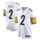 Men's Pittsburgh Steelers Justin Fields Nike White  Game Jersey