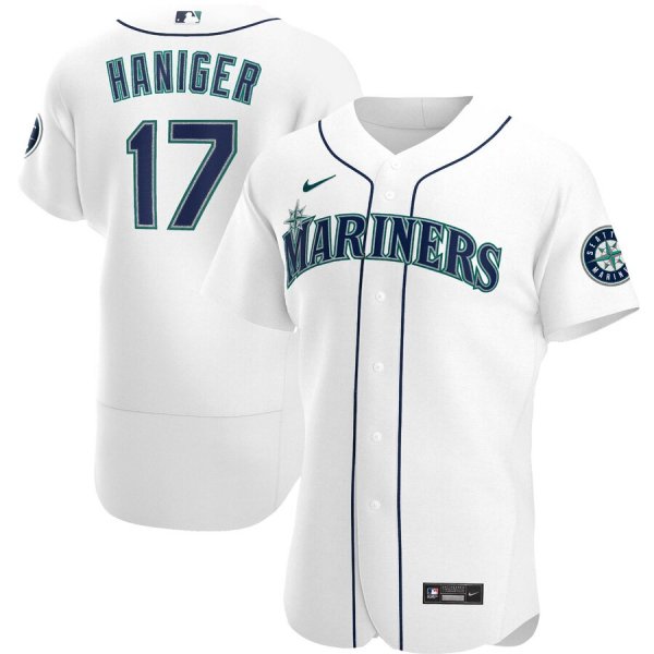 Men's Nike Seattle Mariners #17 Mitch Haniger White Home 2020 Player MLB Jersey