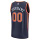 Youth New York Knicks  Fanatics Navy Fast Break Replica Custom Jersey - Statement Edition