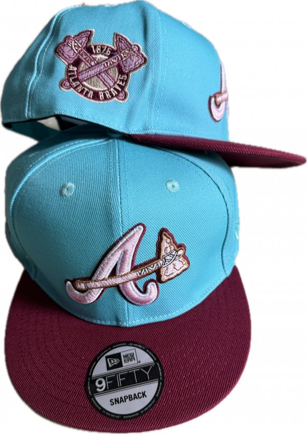 Atlanta Braves Blue And Red Cap