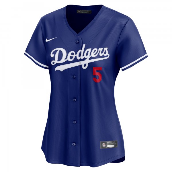 Women's Los Angeles Dodgers Freddie Freeman Nike Royal Alternate Limited Player Jersey