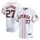 Men's Houston Astros #27 Jose Altuve Nike White Home Limited Player Jersey