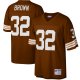 Men's Cleveland Browns Jim Brown Mitchell & Ness Brown Big & Tall 1963 Retired Player Replica Jersey