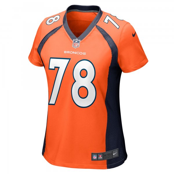 Women's Denver Broncos William Sherman Nike  Orange Team Game Jersey