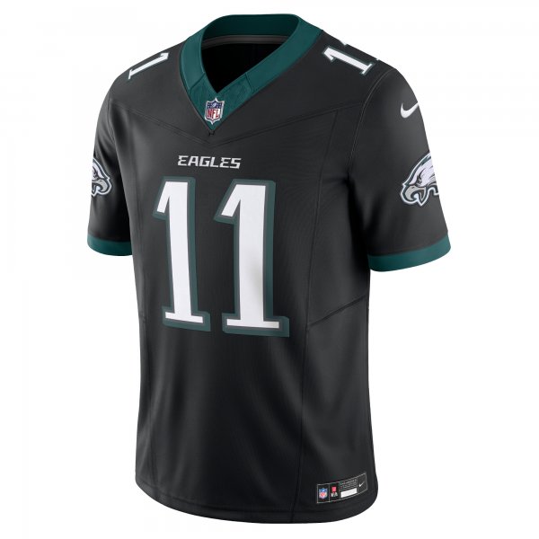 Men's Philadelphia Eagles A.J. Brown Nike Black Alternate Vapor F.U.S.E. Limited Jersey