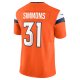 Men's Denver Broncos Justin Simmons Nike Orange Vapor F.U.S.E. Limited Jersey