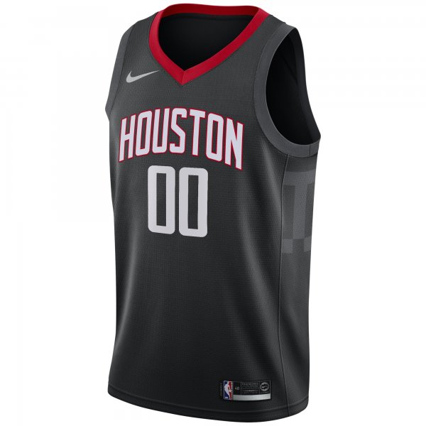 Men's Houston Rockets Nike Black Swingman Custom Jersey - Statement Edition