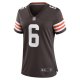 Women's Cleveland Browns Jeremiah Owusu-Koramoah Nike Brown Team Game Jersey