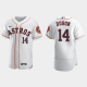 Men's Houston Astros #14 Mauricio Dubon Flex Base Home MLB Jersey - White