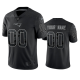 Men's NFL New England Patriots Custom Black Reflective Limited Jersey