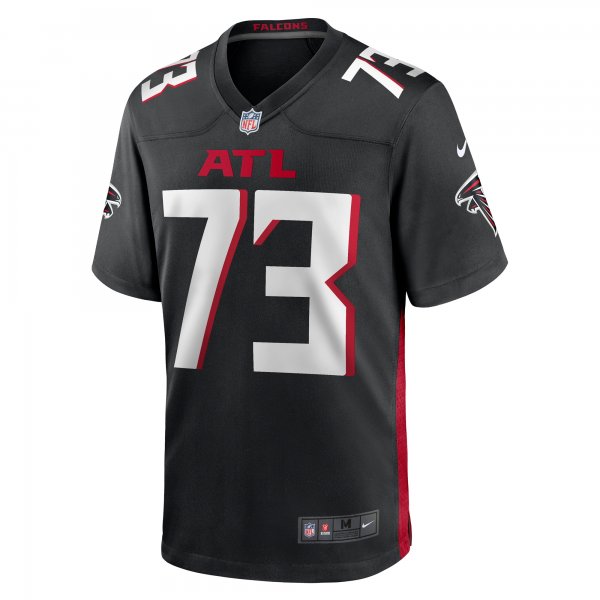 Men's Atlanta Falcons Tyler Vrabel Nike Black Player Game Jersey