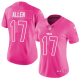 Nike Buffalo Bills #17 Josh Allen Pink Women's Stitched NFL Limited Rush Fashion Jersey