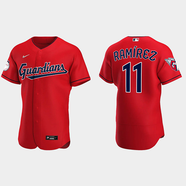 Jose Ramirez Cleveland Guardians Alternate Men's Jersey - Red