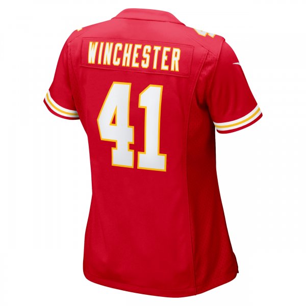 Women's Kansas City Chiefs James Winchester Nike Red Game Jersey