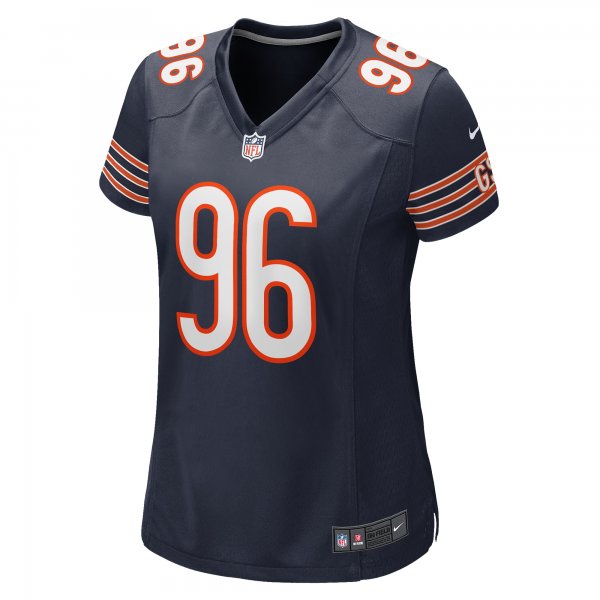 Women's Chicago Bears Zacch Pickens Nike Navy Team Game Jersey