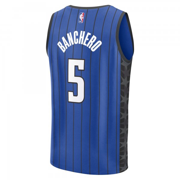 Men's Orlando Magic Paolo Banchero Fanatics Blue Fast Break Replica Player Jersey - Statement Edition