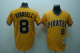 Mitchell And Ness Pittsburgh Pirates #8 Willie Stargell Stitched Yellow Throwback MLB Jersey