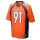 Men's Denver Broncos Matt Henningsen Nike Orange Game Player Jersey