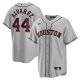 Men's Houston Astros Yordan ÃÂ¡lvarez Nike Gray Road Replica Player Jersey