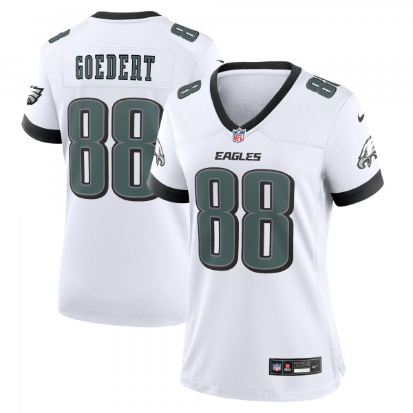 Men's Philadelphia Eagles Dallas Goedert Nike White White Game Jersey