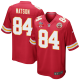 Justin Watson #84 Kansas City Chiefs Super Bowl LVII Champions 3 Stars Men's Game Red NFL Jersey