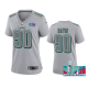 Women's Philadelphia Eagles Jordan Davis Gray Super Bowl LVII Atmosphere Jersey