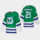 Hartford Whalers #21 Nino Niederreiter Adidas 2019-20 Heritage Player NHL Jersey Green