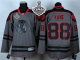 Chicago Blackhawks #88 Patrick Kane Charcoal Cross Check Fashion 2015 Stanley Cup Stitched NHL Jersey