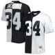 Men's Las Vegas Raiders Bo Jackson Mitchell & Ness Black/Silver 1988 Split Legacy Replica Jersey