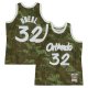 Men's Orlando Magic Shaquille O'Neal Mitchell & Ness Camo Hardwood Classics 1994/95 Ghost Green Swingman Jersey