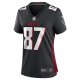 Women's John FitzPatrick Atlanta Falcons Nike Black Game Player Jersey