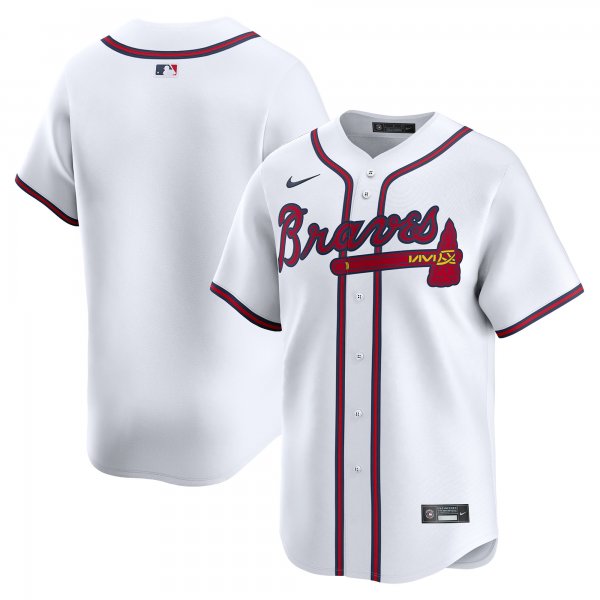 Men's Atlanta Braves Nike White Home Limited Jersey