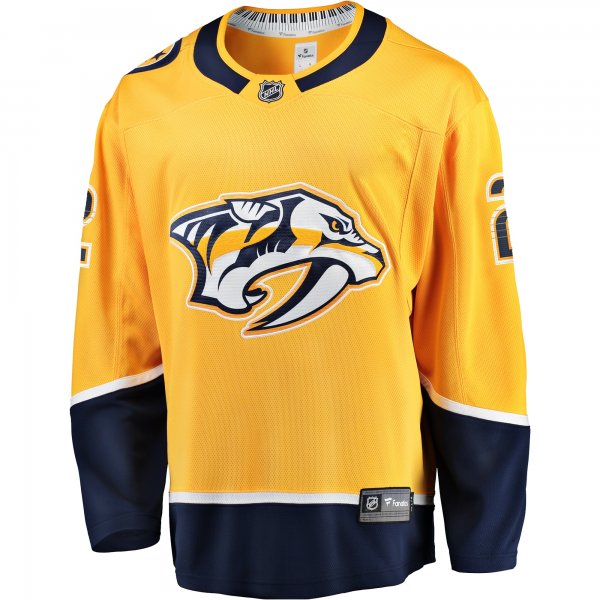 Men's Nashville Predators Luke Schenn Fanatics Gold Home Breakaway Jersey