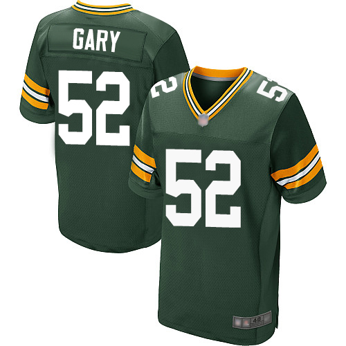 Green Bay Packers #52 Rashan Gary Green Team Color Men's Stitched Nike NFL Elite Jersey