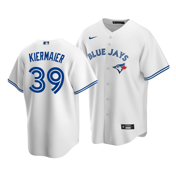 Men's Toronto Blue Jays #39 Kevin Kiermaier Cool Base Home Jersey White