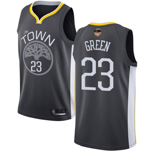 Golden State Warriors #23 Draymond Green Black 2019 Finals Bound Youth NBA Swingman Statement Edition Jersey