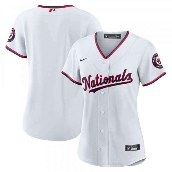 Women's Washington Nationals Nike White Alternate Replica Team Jersey