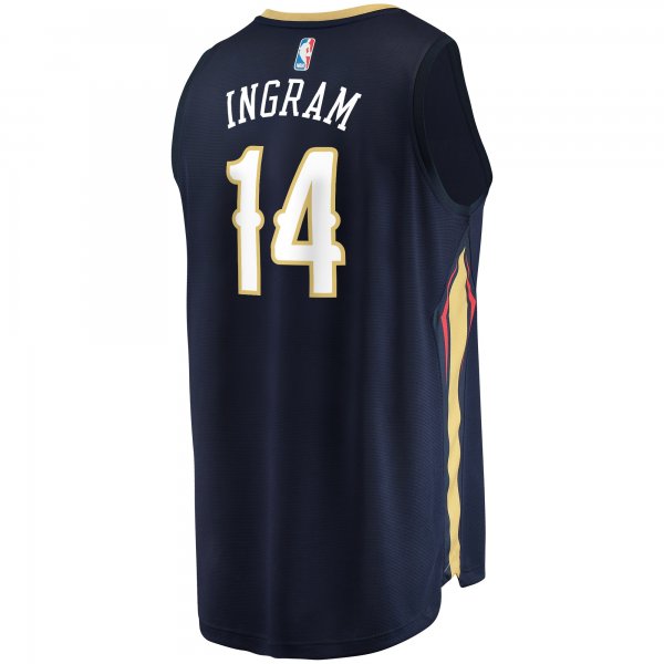 Men's New Orleans Pelicans Brandon Ingram Fanatics Navy Fast Break Replica Jersey - Icon Edition