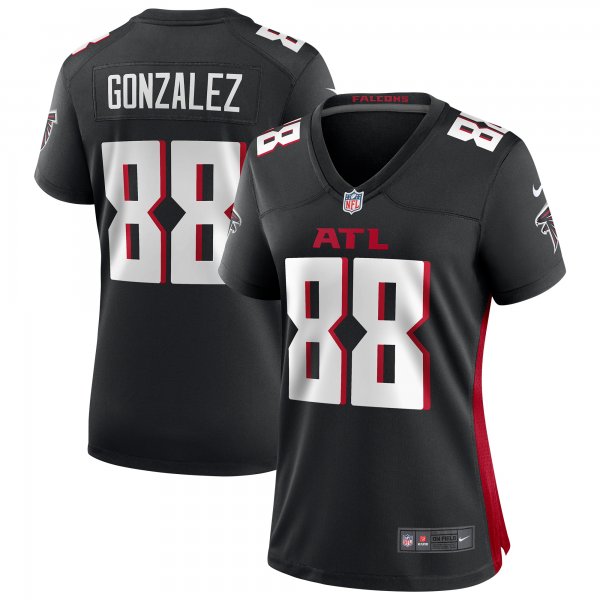 Women's Atlanta Falcons Tony Gonzalez Nike Black Game Retired Player Jersey