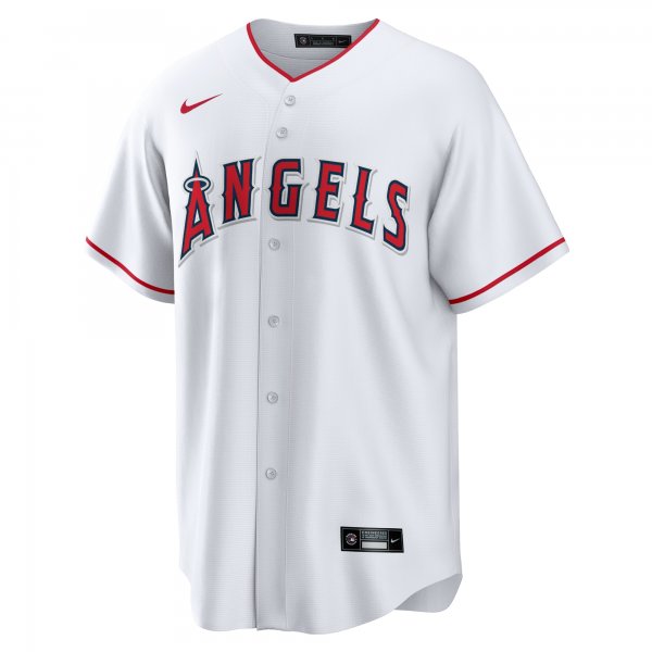 Men's Los Angeles Angels Nike White Home Replica Team Jersey