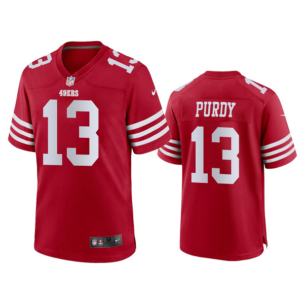 Men's San Francisco 49ers #13 Brock Purdy Vapor Limited Scarlet Jersey